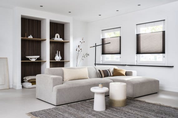 Plissé gordijnen voor lichtregeling en privacy in Amsterdam