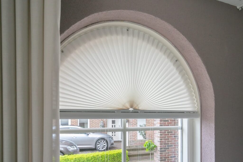 Plissé raamdecoratie op maat in Amsterdam