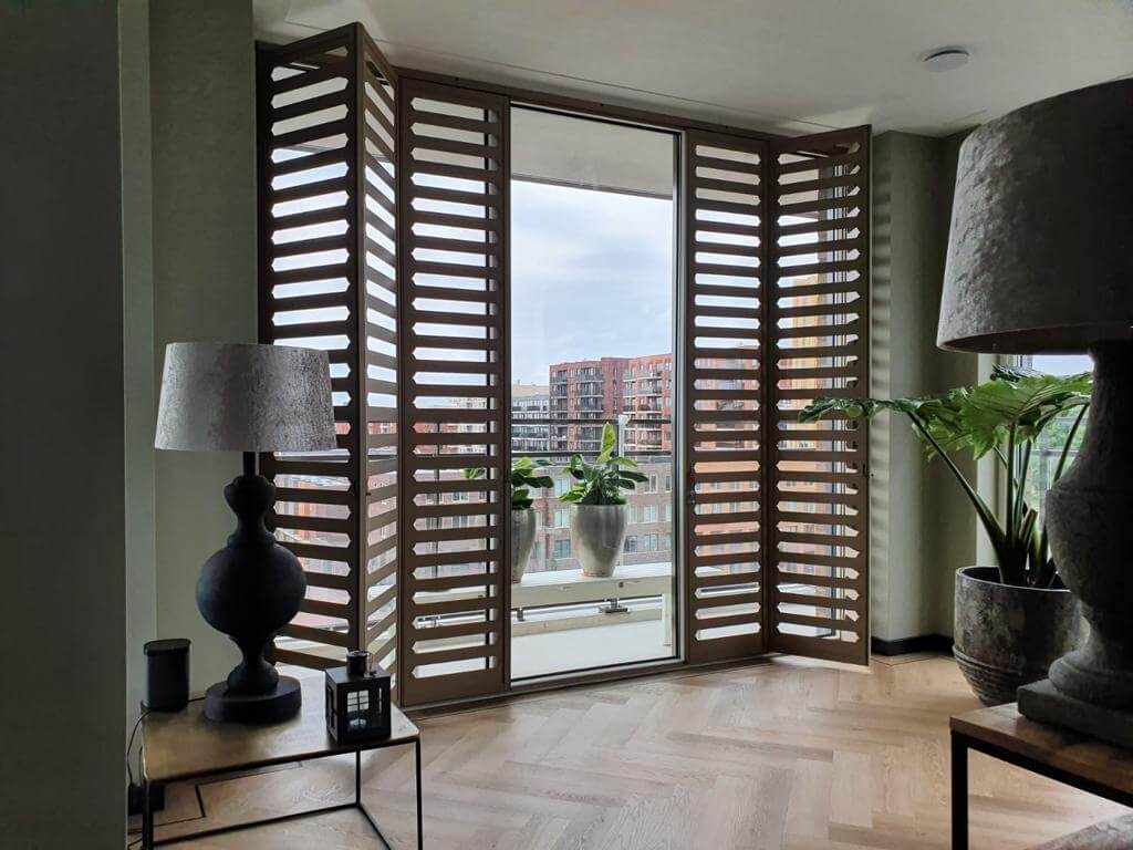Fractions shutters op maat voor woning in Amsterdam