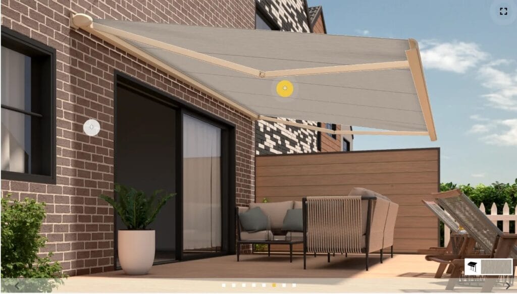 zonwering op maat samenstellen met online configurator